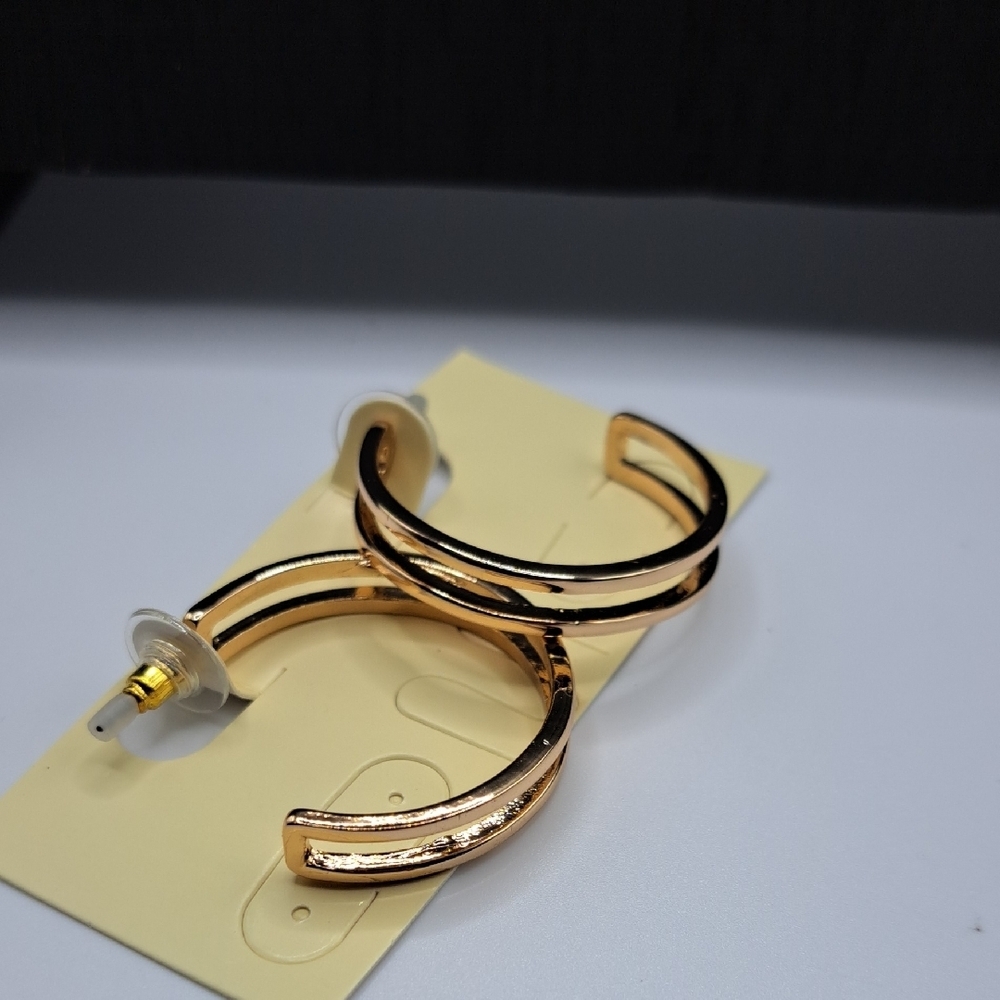 Elegant Gold Hoop Earrings